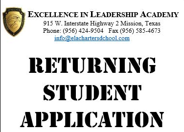  Returning Student Application